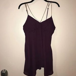 Chain strap tank top